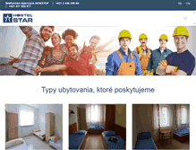 Tablet Screenshot of hostelstar.sk